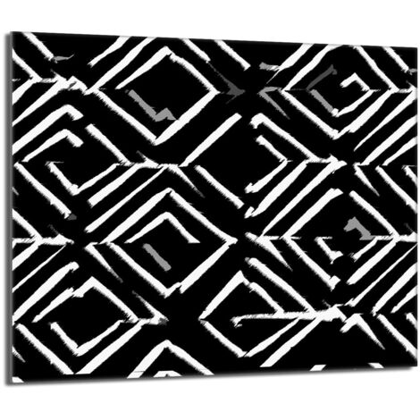 Glasschutzplatte für den Herd 60x52 Muster