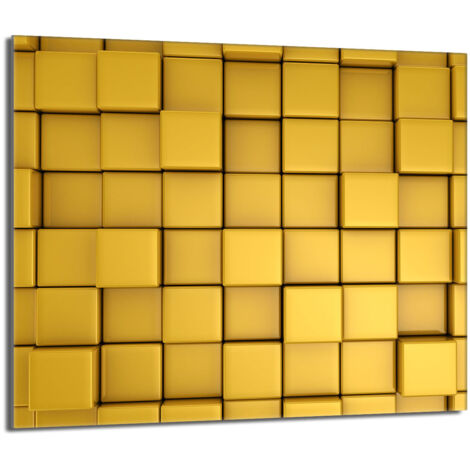 Glasschutzplatte für den Herd 60x52 Muster