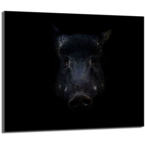 Glasschutzplatte für den Herd 60x52 Wildschwein
