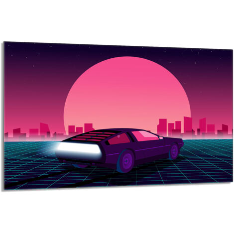 Glasschutzplatte für den Herd 80x52 Auto