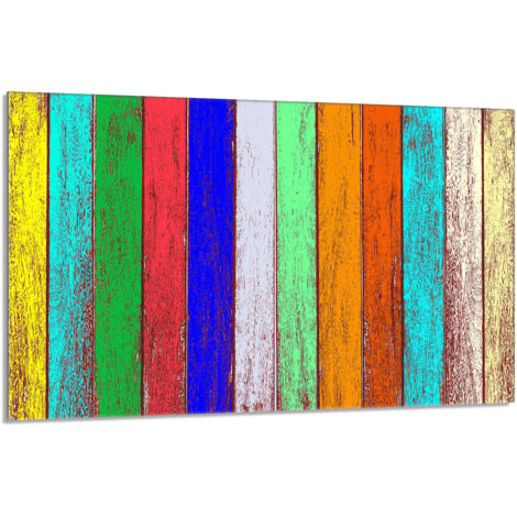 Glasschutzplatte für den Herd 80x52 Bunt