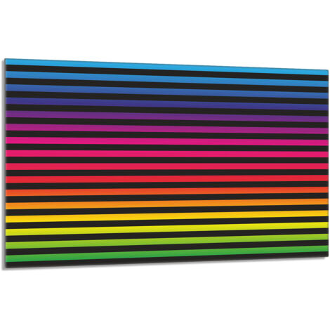 Glasschutzplatte für den Herd 80x52 Bunt
