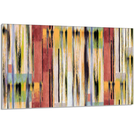 Glasschutzplatte für den Herd 80x52 Bunt
