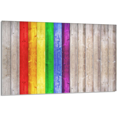 Glasschutzplatte für den Herd 80x52 Bunt