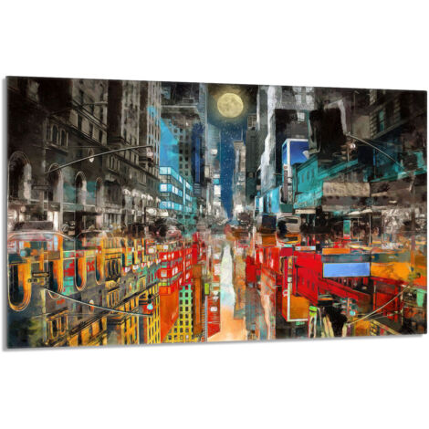 Glasschutzplatte für den Herd 80x52 City