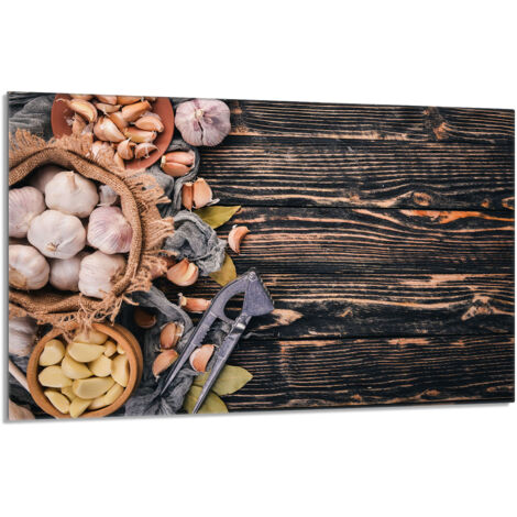 Glasschutzplatte für den Herd 80x52 Food