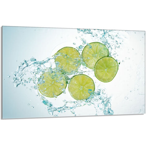 Glasschutzplatte für den Herd 80x52 Lime