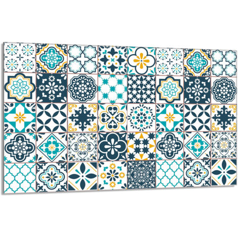 Glasschutzplatte für den Herd 80x52 Mosaik