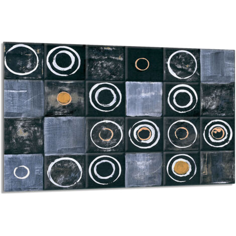 Glasschutzplatte für den Herd 80x52 Muster