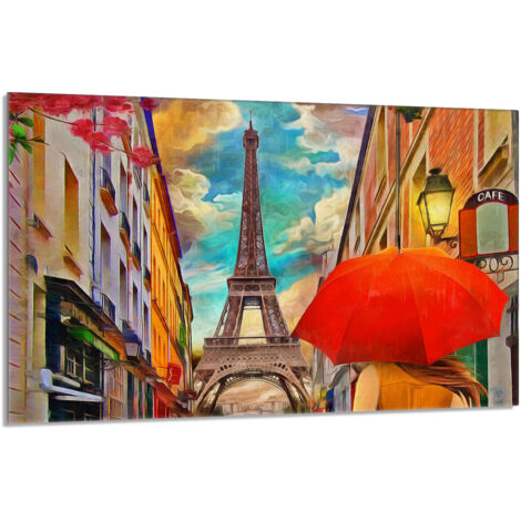 Glasschutzplatte für den Herd 80x52 Paris