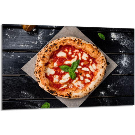 Glasschutzplatte für den Herd 80x52 Pizza