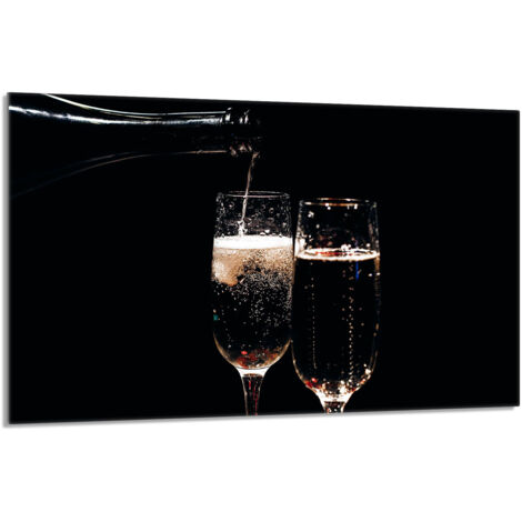 Glasschutzplatte für den Herd 80x52 Wein