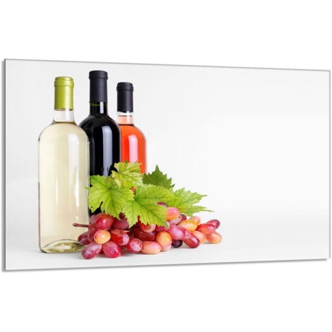 Glasschutzplatte für den Herd 80x52 Wein