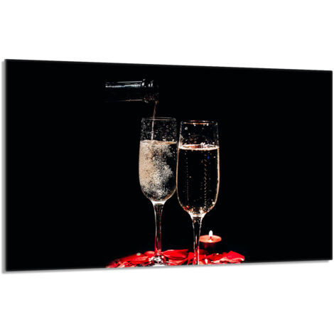 Glasschutzplatte für den Herd 80x52 Wein