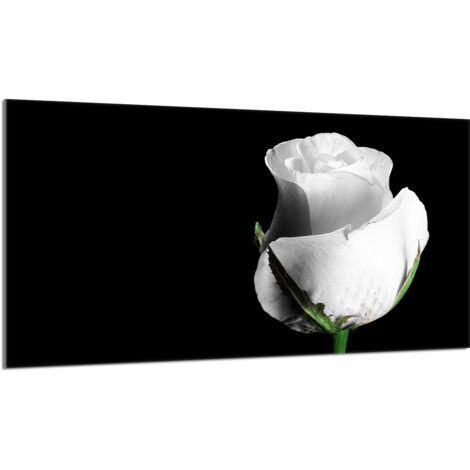 Glasschutzplatte für den Herd 90x52 Rose