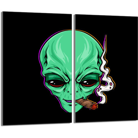 Glasschutzplatte für Herd 2x30x52 UFO