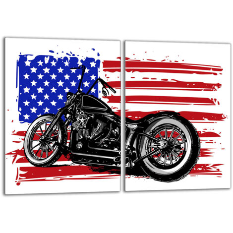 Glasschutzplatte für Herd 2x40x52 Motorrad