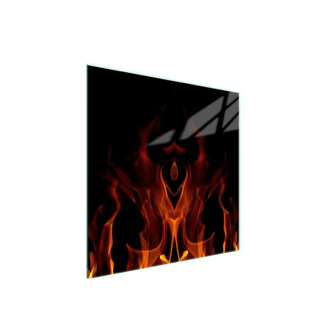 GLASSCHUTZPLATTE FÜR HERD 50x52 FIRE