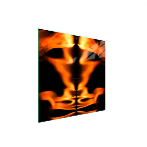 GLASSCHUTZPLATTE FÜR HERD 50x52 FIRE