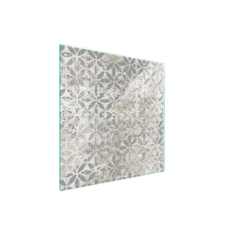 GLASSCHUTZPLATTE FÜR HERD 50x52 GRAU