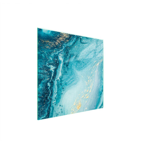 GLASSCHUTZPLATTE FÜR HERD 50x52 MARMOR