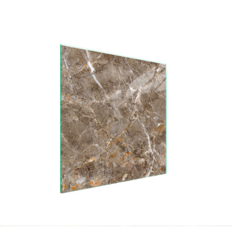 GLASSCHUTZPLATTE FÜR HERD 50x52 MARMOR