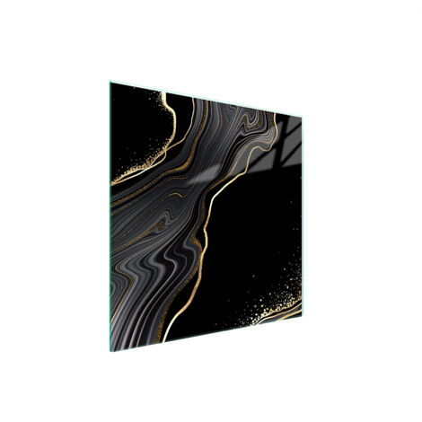 GLASSCHUTZPLATTE FÜR HERD 50x52 MARMOR