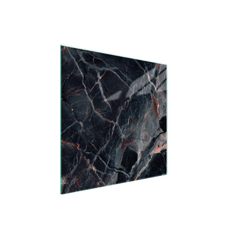 GLASSCHUTZPLATTE FÜR HERD 50x52 MARMOR