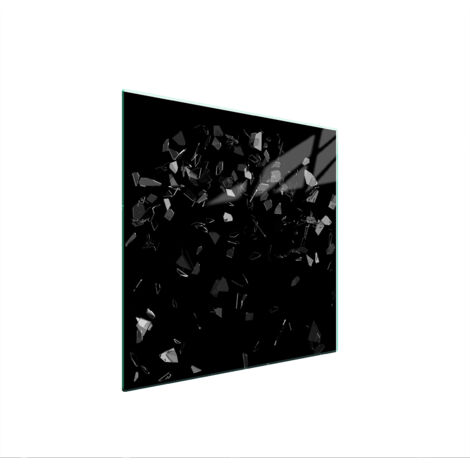 GLASSCHUTZPLATTE FÜR HERD 50x52 SCHWARZ