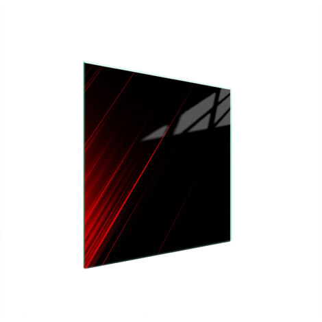 GLASSCHUTZPLATTE FÜR HERD 50x52 SCHWARZ