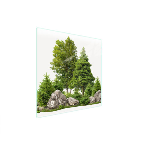 GLASSCHUTZPLATTE FÜR HERD 50x52 TREE