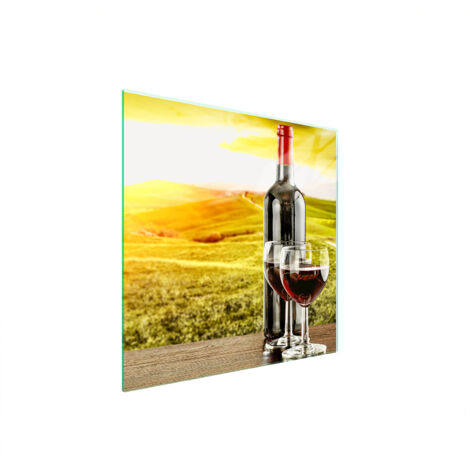 GLASSCHUTZPLATTE FÜR HERD 50x52 WEIN