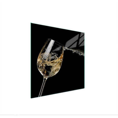 GLASSCHUTZPLATTE FÜR HERD 50x52 WEIN