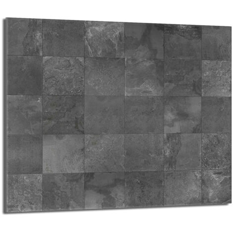 Glasschutzplatte für Herd 60x52 Grau