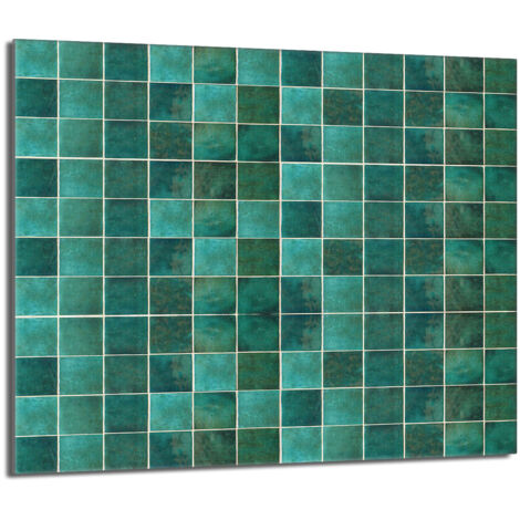 Glasschutzplatte für Herd 60x52 Grün