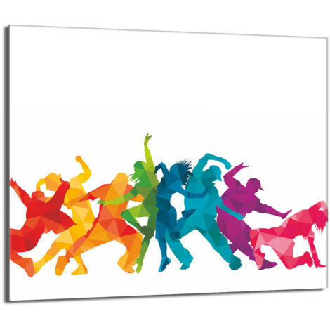 Glasschutzplatte für Herd 60x52 Weiß
