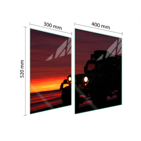 GLASSCHUTZPLATTE FÜR HERD 70x52 AUTO
