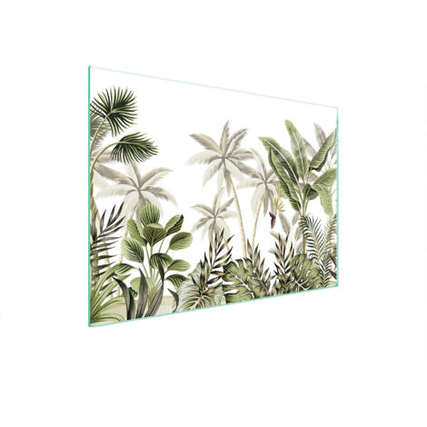 GLASSCHUTZPLATTE FÜR HERD 70x52 BLÄTTER