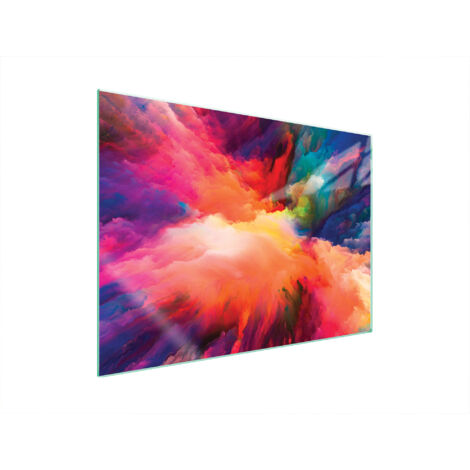 GLASSCHUTZPLATTE FÜR HERD 70x52 FARBIG