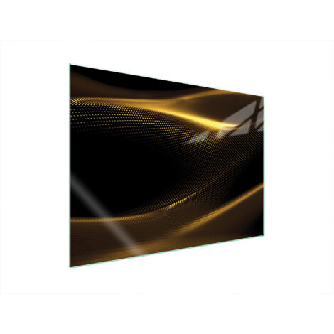 GLASSCHUTZPLATTE FÜR HERD 70x52 GOLD