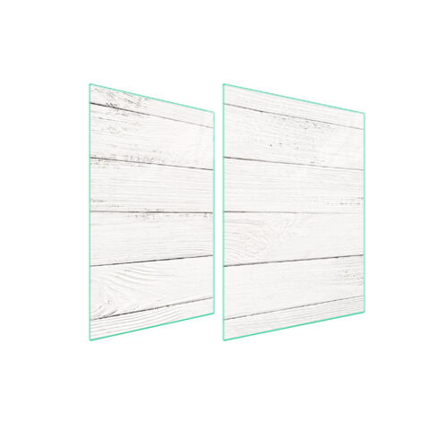 GLASSCHUTZPLATTE FÜR HERD 70x52 HOLZ