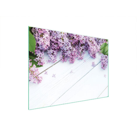 GLASSCHUTZPLATTE FÜR HERD 70x52 LILA
