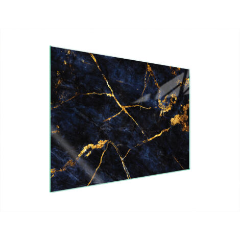 GLASSCHUTZPLATTE FÜR HERD 70x52 MARMOR