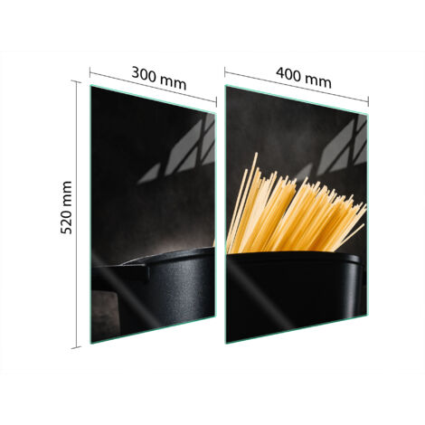 GLASSCHUTZPLATTE FÜR HERD 70x52 PASTA