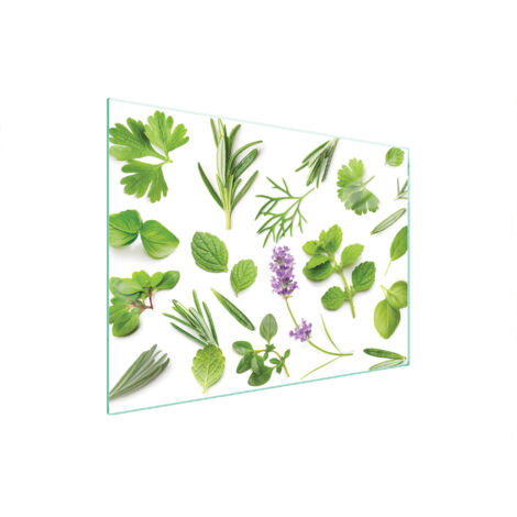 GLASSCHUTZPLATTE FÜR HERD 70x52 PFLANZEN