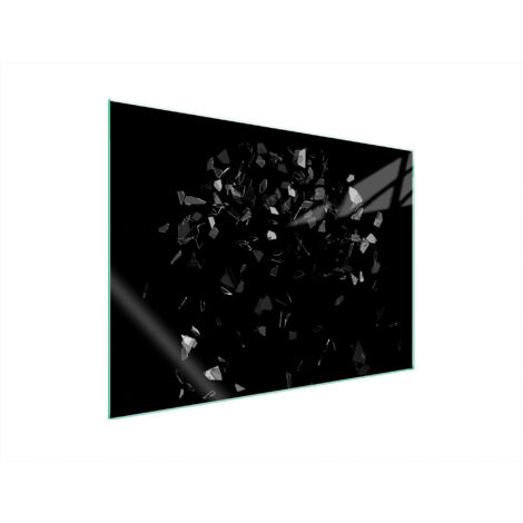 GLASSCHUTZPLATTE FÜR HERD 70x52 SCHWARZ