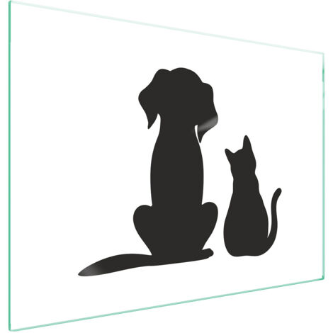 GLASSCHUTZPLATTE FÜR HERD 70x52 TIERE