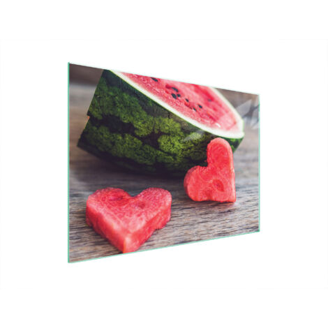 GLASSCHUTZPLATTE FÜR HERD 70x52 WASSERMELONE