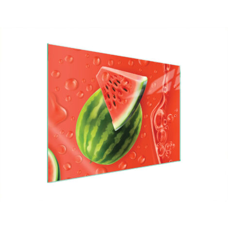 GLASSCHUTZPLATTE FÜR HERD 70x52 WASSERMELONE
