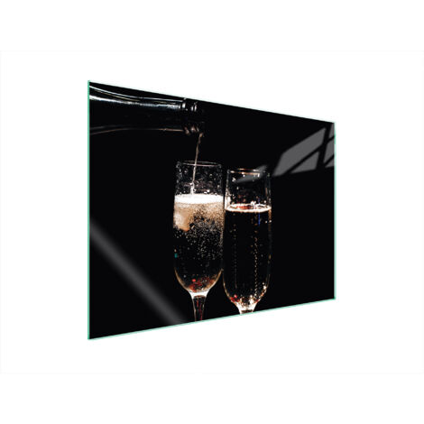 GLASSCHUTZPLATTE FÜR HERD 70x52 WEIN
